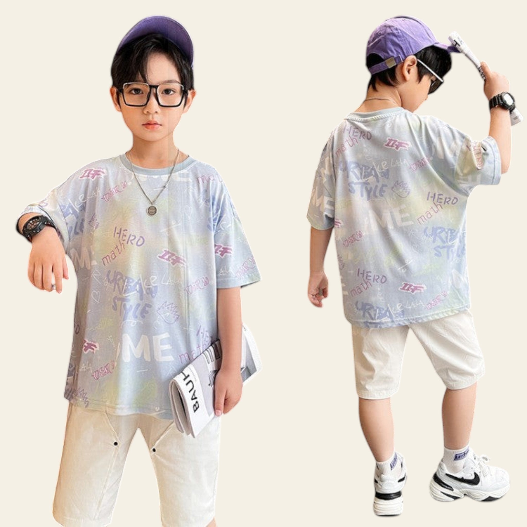 Kids Summer Short Sleeve T-Shirt | Boys Casual Cotton Top