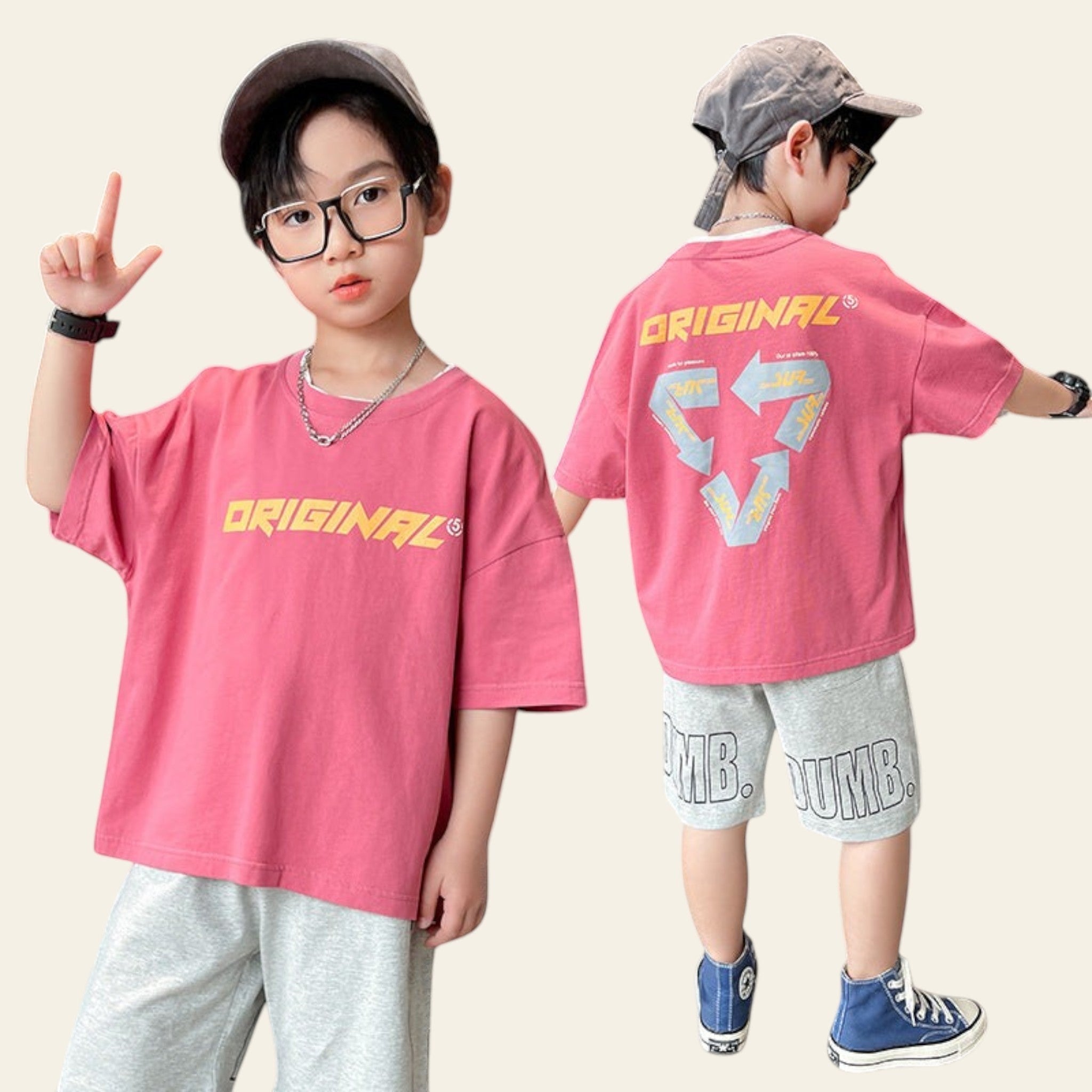 Kids Summer Short Sleeve T-Shirt | Boys Casual Cotton Top