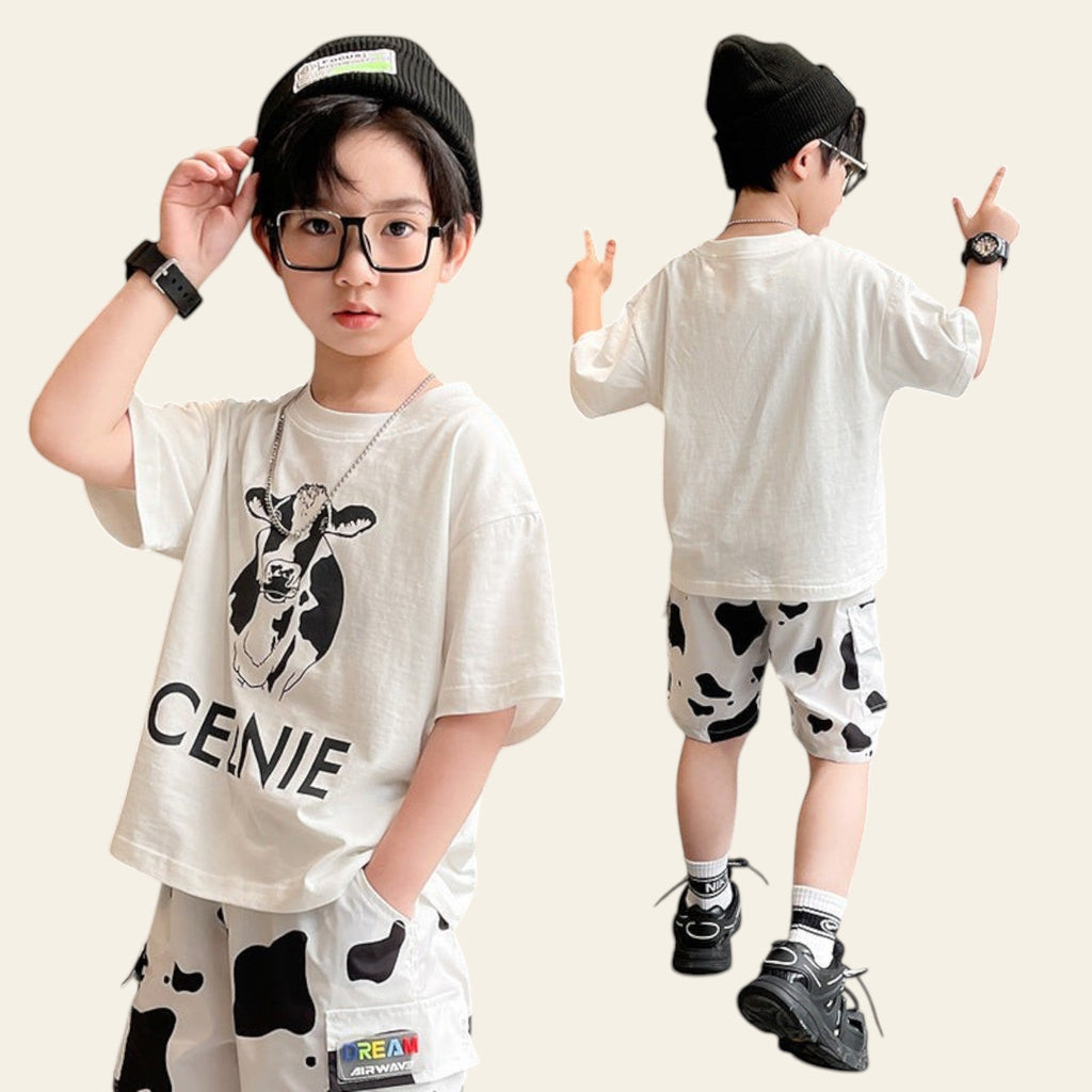 Kids Summer Short Sleeve T-Shirt | Boys Casual Cotton Top