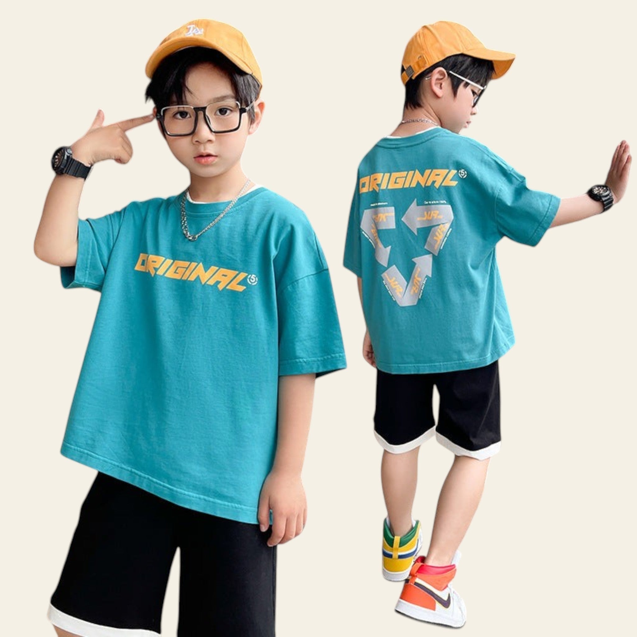 Kids Summer Short Sleeve T-Shirt | Boys Casual Cotton Top