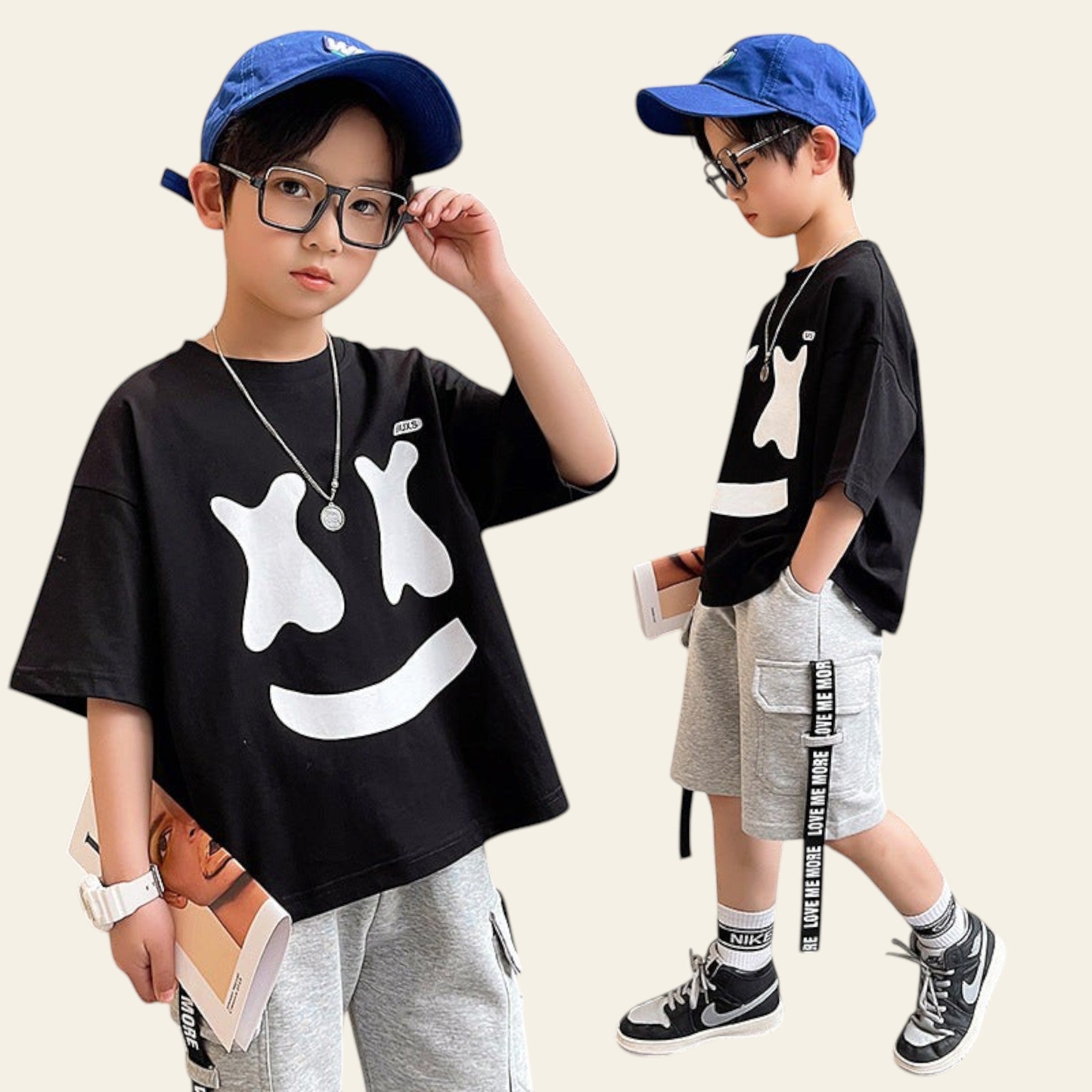 Kids Summer Short Sleeve T-Shirt | Boys Casual Cotton Top