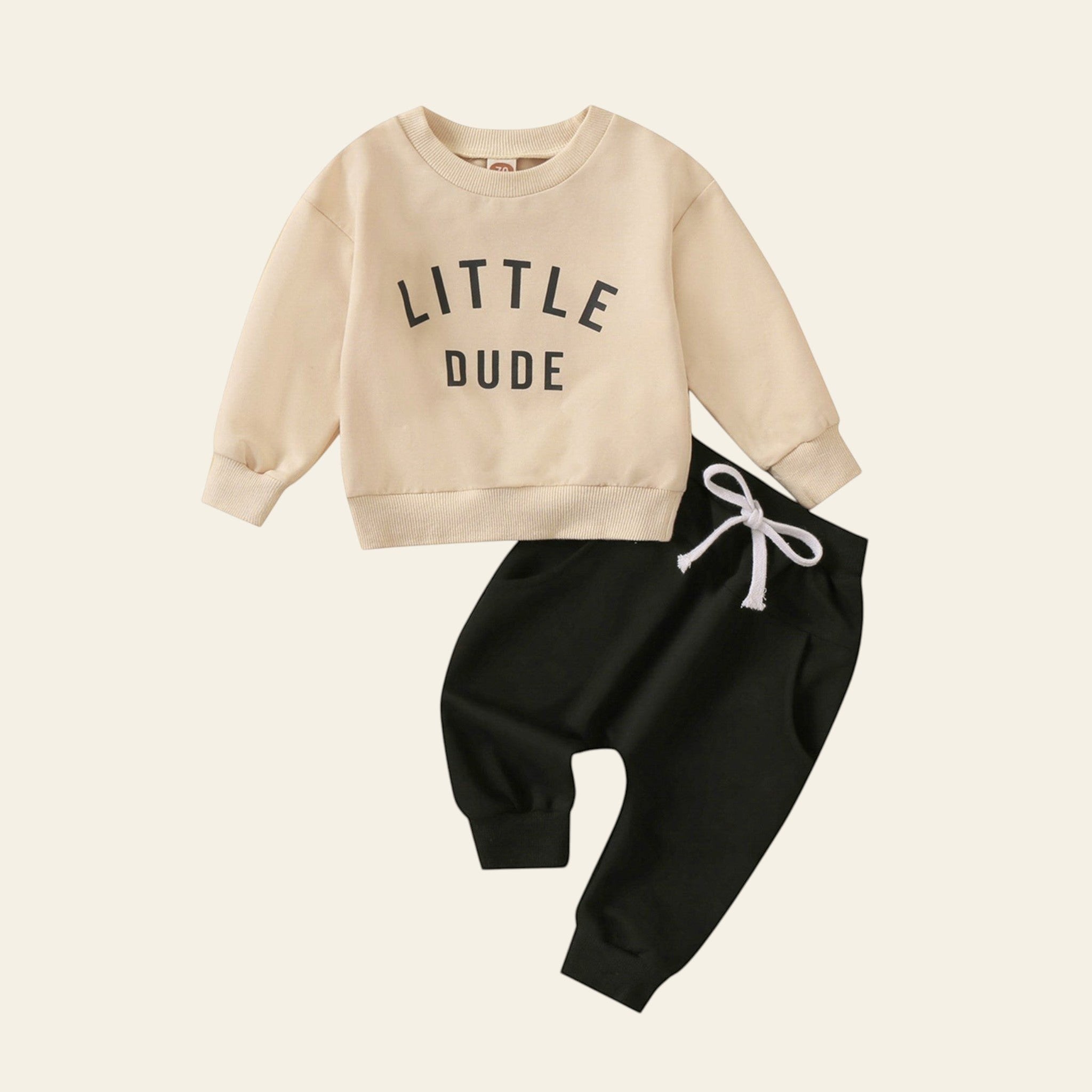 Kids 2PCS Letter Print Top & Pants Set