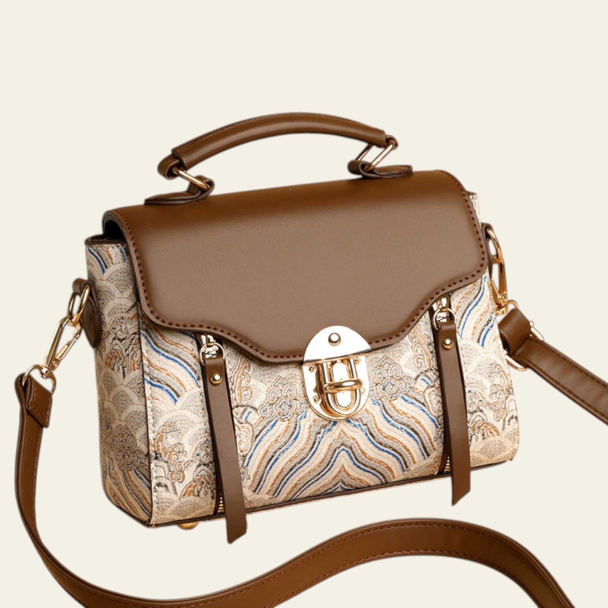 Veloria Executive Structured Handbag for Women - Luxury Office & Crossbody Bag