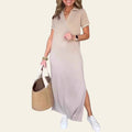 Women's sleeveless long casual dress