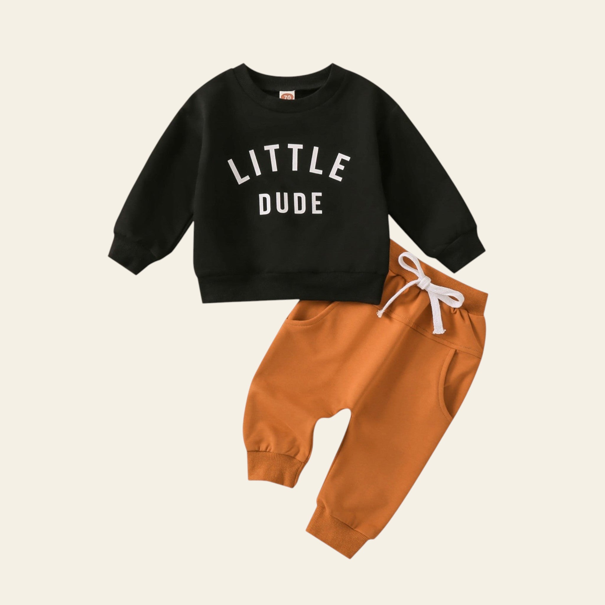 Kids 2PCS Letter Print Top & Pants Set